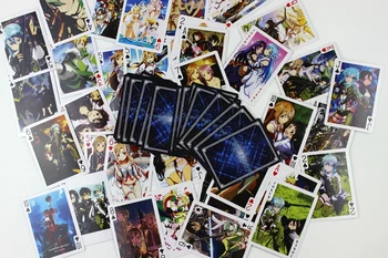 Anime Poker Sværdet kunst online 2 Dukker Spil Samling-Kort Stor størrelse SAO 2 Legetøj