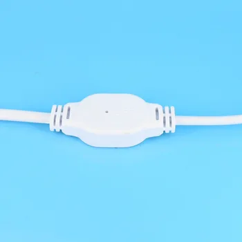 ANJOET EU Stik LED Strip Tilbehør Strømforsyning plug 2.5 En Vandtæt (PCB Bredde : 6-7mm ) 5050 3014 2835 SMD LED 220v Strip Plug