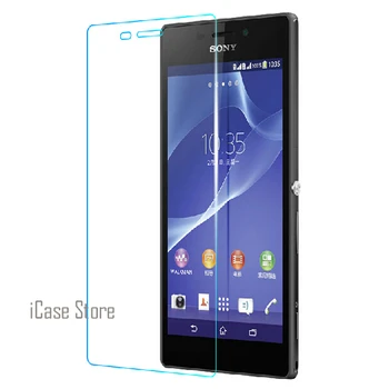 Anti-Ridse 2.5 D 0.26 mm 9H Hårdt Phone Mobile Celle Foran Hærdet Hærdet Glas Til Sony Soni Xperia Xpera T2 Ultra Dual T 2