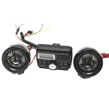 Anti-tyveri af Motorcykel Alarm Sound System Motor Car Audio MP3 FM-Radio Stereo-Højttalere, Forstærker til Musik for tyverisikring Ny