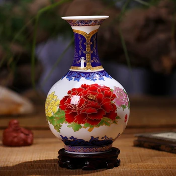 Antikt Palads Og Keramik Vase Emalje Antikke Vase I Klassisk Husstand Pynt Håndværk Boligtekstiler