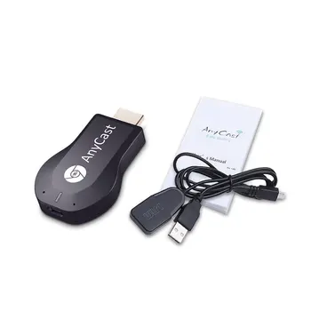 AnyCast M2 Plus Airplay 1080P Wireless WiFi Display TV Dongle Modtager HDMI-TV Stick DLNA Miracast for Smart Phones, Tablet PC