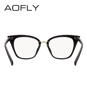 AOFLY BRAND DESIGN til Kvinder Almindeligt Briller Cat Eye Briller Ramme Klar Linse Optisk Forestilling Briller Mode Beskyttelsesbriller AF2537