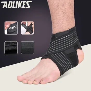 AOLIKES 1 Par Ankel Protector Sport Ankel Støtte Elastisk Ankel Bandage Vagt Foden Støtte Sports-Gear Fitness