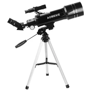AOMEKIE HD Astronomisk Teleskop F40070 Kompakt Stativ Terrestriske Plads Telescopio Opføre Billede Månen Bird Watching Kid Gave
