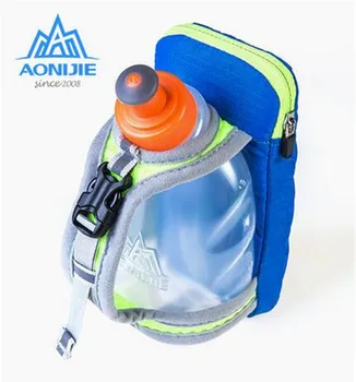 AONIJIE Udendørs Sports Taske, Vandreture, Cykling, der Kører Kedel Hånd Taske Til 250 ML Vand Flaske Nylon Marathon Håndholdte Hydration Pack