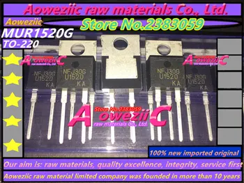Aoweziic 2017+ nye importerede oprindelige MUR1520G MUR1520 U1520 TIL-220 Fast recovery dioder 200V 15A