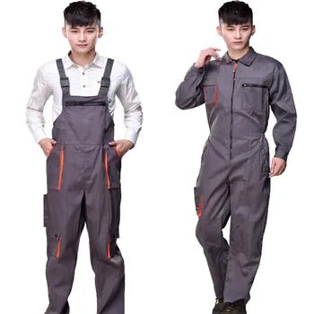 Arbejde overalls mænd kvinder beskyttende heldragt reparatør rem jumpsuits bukser, der arbejder uniformer Plus Size heldragt uden ærmer