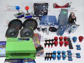 Arcade dele Bundter kit Med 815 i 1 Pandoras Box 4S Joysticket Mikrokontakt LED-belyste Knapper for Arcade Kabinet Maskine