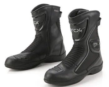 Arcx vandtæt motorcykel beskyttelse støvler racing motocross motorcykler ridestøvler i læder unisex moto sko-STØRRELSE:6-12