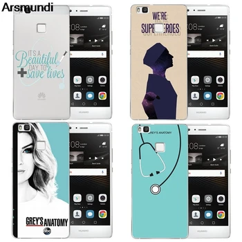 Arsmundi 2018 Nye Grå Anatomi Telefon etuier til iPhone 4S 5C 5S 6 6S 7 8 Plus X Sag Krystal Klart, Blødt TPU Cover Tilfælde