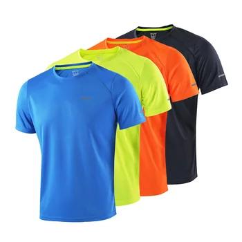 ARSUXEO 2017 Sommeren Mænds Running T-Shirts Aktiv Korte Ærmer Hurtig Tør Uddannelse Gym Crossfit Trænings-og Jersey Sports Tøj