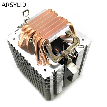 ARSYLID KN-609A-P 9cm 4pin fan 6 heatpipe CPU køler køling for Intel LGA775 1151 115x 1366 2011 for AMD AM3 AM4 radiator