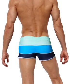 AUSTINBEM helt ny Gradient farve sexet surfe, svømme trusser mænd badetøj mænd svømme board shorts stranden boxer badebukser 208