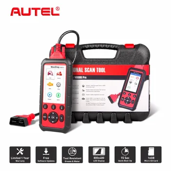 Autel MaxiDiag MD808 Pro System OBDII Scanner til Olie og Batteri Nulstille Registrering parkeringsbremsen Pad Genlære,SAS,SRS,ABS