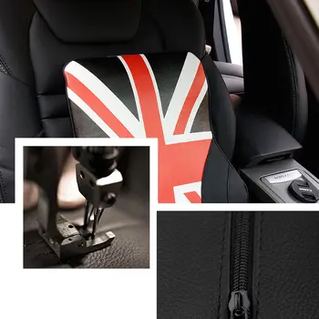 Auto-Hukommelsen Skum England Flag autostol Understøtter sædehynde Lændestøtte Stolen Passer Til Mini Cooper VW Bettle Tilbehør