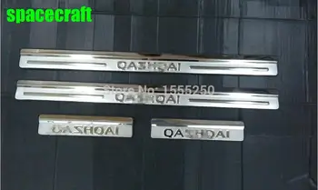 Auto interiør moulding scuff plate dør karmen plade pedal for Nissan Qashqai 2010-2013, gratis fragt