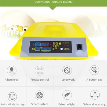 Automatisk Æg Inkubator 48 Digital Klart, Æg Dreje Temperatur Kontrol Gård Rugeri Maskine kylling æg Hatcher Brooder