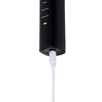 AZDNET 5 Funktioner Ultralyd Sonic Elektrisk tandbørste USB-Opladning af Genopladelige Tandbørste 4 Pc Børste Hoveder IPX7 Vandtæt