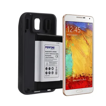 B800BE 9600mAh Note3 Batteri Til Samsung Galaxy Note 3 N9000 N9005 Mobiltelefon med NFC-Business Udvidet Batteria+etui