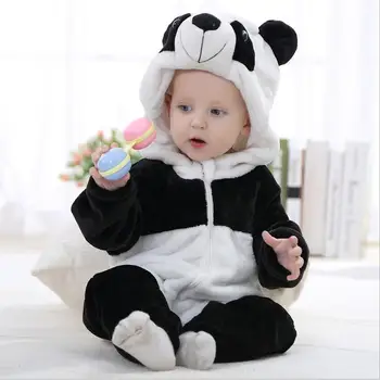 Baby body drenge tøj panda ny født baby pige tøj Buksedragt ropa de bebe recien nacido Pyjamas Foråret baby panda YJY11
