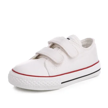 Baby kids sko til pige børn lærred sko drenge 2017 nye forår sommer piger sneakers hvid mode toddler sko