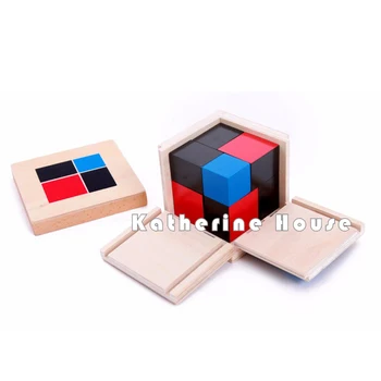 Baby Legetøj Montessori Algebraisk Binomial Cube Tidlige Barndom Uddannelse Førskole Uddannelse Matematik Kids Legetøj Brinquedos Juguetes