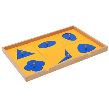 Baby Legetøj Montessori Geometriske Kabinet Blå med Max Tidlig Førskole Brinquedos Juguetes