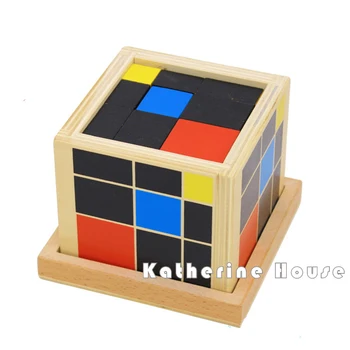 Baby Legetøj Montessori Underartsnavn Cube Matematik Tidlige Barndom Pædagogiske Førskole Uddannelse, Læring Legetøj Fødselsdag Gave