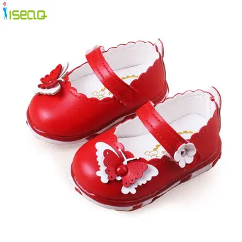 Baby Piger læder sko Prinsesse Blomster Småbørn, Børn casual Sko Sommer Sød lille Barn Baby Pige Sko Børn Toddler Sandaler