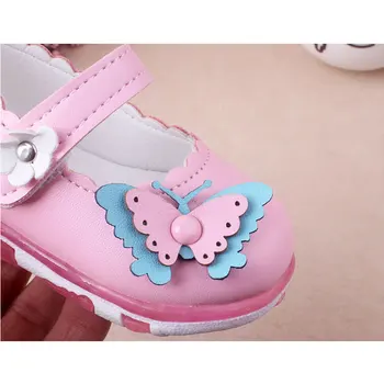Baby Piger læder sko Prinsesse Blomster Småbørn, Børn casual Sko Sommer Sød lille Barn Baby Pige Sko Børn Toddler Sandaler