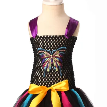 Baby Purim Halloween Kostume Lille Heks Butterfly Tøj til Piger Cosplay Parti Håndlavet Ferie Fancy Kjole