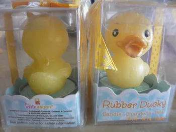 Baby shower fest søde lys--Rubber duck stearinlys Baby shower favoriserer fødselsdag gaver til gæsten 20pcs/masse