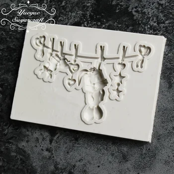 Baby silikone formen fondant skimmel kage udsmykning værktøjer chokolade gumpaste skimmel