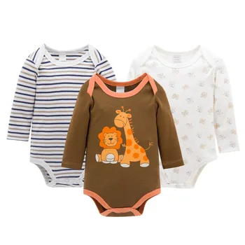 Baby Sparkedragt Lange Ærmer Tøj til Børn Bodie Krop Passer til Nyfødte Lange Ærmer Børn Drenge Piger Rompers Baby Tøj Infantil