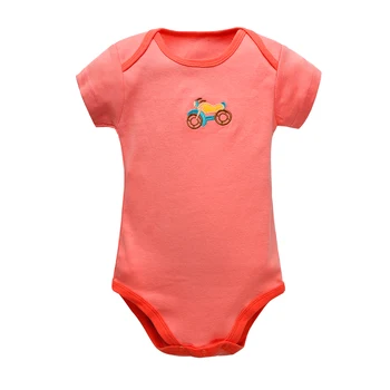 Baby Tøj Korte Ærmer Bomuld Romper Børn O-neck Krop for 0-24M Babyer Tøj Baby Pige Tøj til Børn Bodie