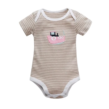 Baby Tøj Korte Ærmer Bomuld Romper Børn O-neck Krop for 0-24M Babyer Tøj Baby Pige Tøj til Børn Bodie