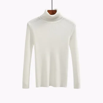 BACHASH Høj Kvalitet Kvinder Sweater Nye Rullekrave Pullover Vinter Toppe Solid Cashmere Sweater Efterår Kvindelige Sweater Hot Salg