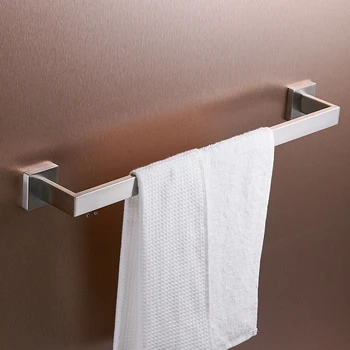 Badekar Hardware Sæt 304 rustfrit stål badeværelsestilbehør: Håndklæde Bar, papirholder, Krog vægbeslagene