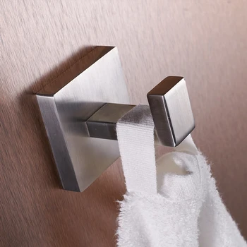 Badekar Hardware Sæt 304 rustfrit stål badeværelsestilbehør: Håndklæde Bar, papirholder, Krog vægbeslagene