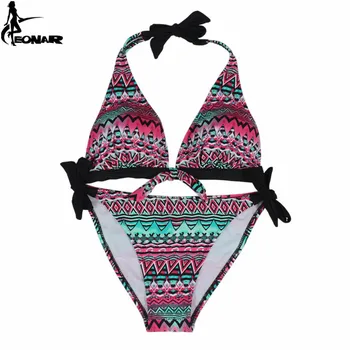 Badetøj Til Kvinder 2016 Print Floral Badedragt Push Up Bikini Sæt Badetøj Brasilianske Bikinier Kvinder Badetøj, Strand Slid Biquini
