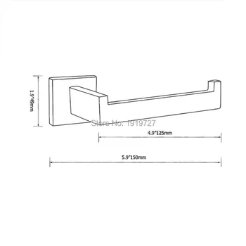 Bagnolux Høj Kvalitet Engros Badeværelse Tilbehør Papirholder Vægbeslag Poleret 304 Rustfrit Stål, Krom Sølv