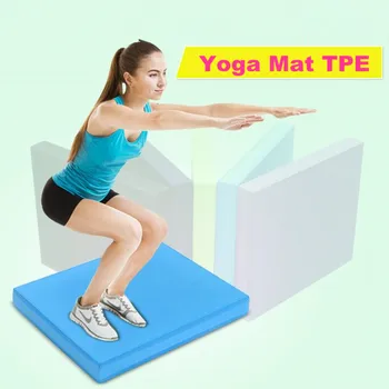 Balance Non-slip Yoga Måtter TPE Fitness, Pilates Aerob Motion Crossfit Udstyr Slankende Balance Plade Pad 40*35*5CM