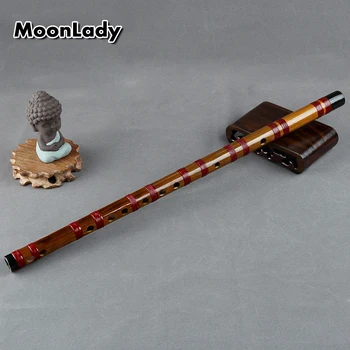 Bambus-Fløjte med Sort rød musikinstrumenter Traditionel Kinesisk Træblæsere Instrument, som ikke er Xiao ikke Shakuhachi den fløjte