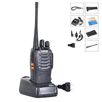 Baofeng BF-888S Walkie Talkie 5W Håndholdte Pofung bf 888s UHF 400-470MHz 16CH To-vejs Bærbare CB Radio Gratis fragt