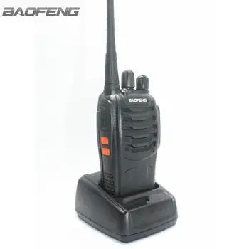 BaoFeng BF-888S Walkie Talkie Sortere 3W UHF 400-470MHz Frekvens Bærbare Radio Sæt Ham Radio Hf Tran Med Ørestykket