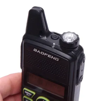 BaoFeng BF T1 20 kanaler Mini-walkie talkie ultra tynd micro køre 400-470MHz BaoFeng Hotel civile walkie talkie