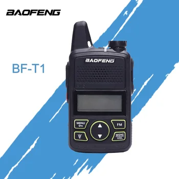 BaoFeng BF T1 Mini-walkie talkie ultra tynd micro internetadgang 400-470MHz BaoFeng Hotel civile walkie talkie 20 kanaler