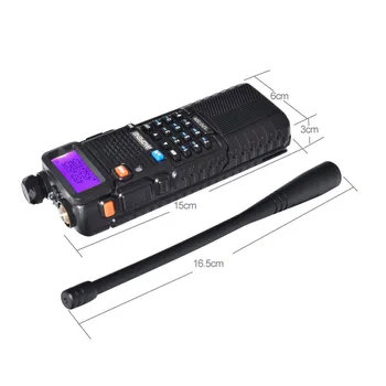 Baofeng UV-5R walkie talkie 3800mAh batteri version Dual Band Radio UV-5R To-Vejs Radio bærbare Walkie Talkie