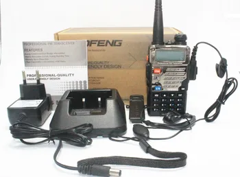BaoFeng UV-5RE Plus Metal slags Walkie Talkie Slags Skinke Amatør To-Vejs Radio Dual Band 136-174&400-520MHz Radioer VHF-UHF